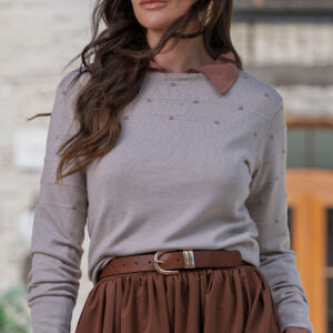 BLUSA MODAL NERVURAS - 3631